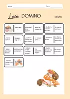 Vorschau - Arbeitsblätter - Lesedomino differenziert): Herbst - Seite 3