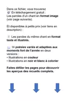Aperçu - Inclusion - Chant C'est l'automne qui revient version simple A - Page 1