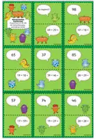 Vorschau - Spiele - Rechenspiel: Plus im Zahlenraum 100 - mit Zehnerübergang, zweistellige Zahlen (Klasse 2-3) - Seite 2