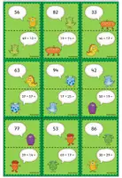 Vorschau - Spiele - Rechenspiel: Plus im Zahlenraum 100 - mit Zehnerübergang, zweistellige Zahlen (Klasse 2-3) - Seite 3