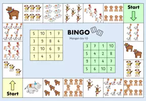 Vorschau - Spiele - Würfelbingo - Mengen bis 10 - Seite 1