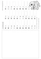 Vorschau - Unterrichtsreihen - KALENDER 2026 der Musikmonster zum BASTELN – 12 Ausmalseiten + Deckblatt zum kreativen Gestalten - Seite 3