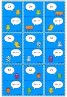 Vorschau - Spiele - Rechenspiel: Minus im Zahlenraum 100 - ohne Zehnerübergang, einstellige Zahlen (Klasse 2-3) - Seite 3