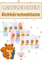 Vorschau - Anderer Materialtyp - Lesezeichen - Eichhörnchenklasse - Deckblatt