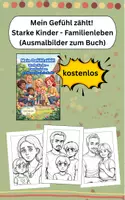 Vorschau - Mal- und Bastelvorlagen - Nicht jede Familie tut gut - Ausmalbilder - Deckblatt