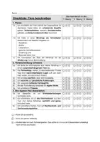 Vorschau - Arbeitsblätter - Checkliste Tiere beschreiben - Seite 1