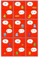 Vorschau - Spiele - Rechenspiel: Minus im Zahlenraum 100 - ohne Zehnerübergang, zweistellige Zahlen (Klasse 2-3) - Seite 3