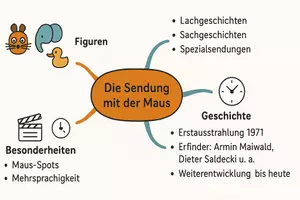 Vorschau - Arbeitsblätter - Arbeitsblätter zum Thema "Die Sendung mit der Maus" + Lösung & MP3 + Mindmap + Infografik - Seite 2