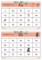 Vorschau - Fördermaterial/Inklusion - Leseteppiche Stufe 1 - Deutsch - Anfangsunterricht - 1.Klasse - Seite 1