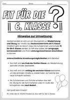 Vorschau - Arbeitsblätter - Wiederholung Deutsch - fit für Klasse 6 - Einstieg / Einführung in den Deutschunterricht / Abschluss Deutsch Klasse 5 - Übung für die Sommerferien (umfassendes Übungsheft und Lösungen) - Seite 2