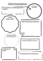 Voorbeeld - Frans: perspectives nouvelle année scolaire et retrospective vacances - Pagina 1