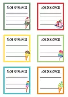 Voorbeeld - Frans: Tâche de vacances - cartes - Pagina 3