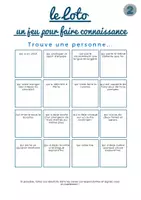 Voorbeeld - Frans: loto pour faire connaissance - Pagina 1