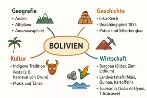 Vorschau - Arbeitsblätter - Arbeitsblätter zum Thema "Bolivien" + Lösung & MP3 + Mindmap + Infografik - Seite 2