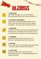 Vorschau - Spiele - Würfelpause / Begwegungspause: im Zirkus / Klasse 1-4 - Seite 1