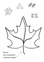 Vorschau - Mal- und Bastelvorlagen - Zentangle Herbstblatt verschiedene Motive Fensterdeko - Seite 3