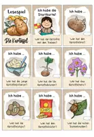 Vorschau - Spiele - Kartoffel | Lesespiel: Ich habe – Wer hat? | Grundschule - Seite 1