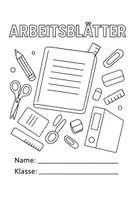 Vorschau - Anderer Materialtyp - Deckblatt Arbeitsblätter - ausmalbares Heftcover - druckfertig - Deckblatt