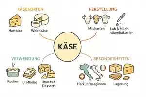 Vorschau - Arbeitsblätter - Arbeitsblätter zum Thema "Käse" + Lösung & MP3 + Mindmap + Infografik - Seite 2