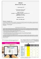 Vorschau - Arbeitsblätter - Alkohol / Ethanol unter der Lupe | Organische Chemie, Suchtprävention, Alkohole, Spirituosen | Chemie Sekundarstufe Klasse 9-13 - Seite 1