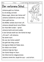 Vorschau - Arbeitsblätter - Lesetraining - Herbstgeschichten (Klasse 1-2) - Seite 1