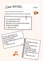 Vorschau - Arbeitsblätter - Leserätsel Herbst dreifach differenziert - Seite 2