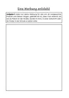 Vorschau - Arbeitsblätter - Werbung gestalten - Konsumentscheidungen verstehen - Seite 1