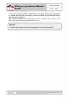 Vorschau - Arbeitsblätter - 06_What are my parents allowed to do bilingual WS - Seite 1