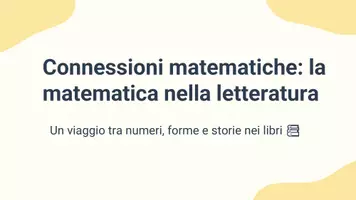 anteprima - Presentazioni / Lavagne - La matematica nella letteratura - Pagina 1