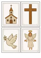 Vorschau - Bildkarten - Bildkarten: Anfangsunterricht "Was ist Religion?" - Theologisieren - Seite 1