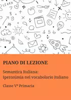 anteprima - Piani di lezione - Piano di Lezione: Iperonimia nel vocabolario italiano - Pagina di copertina