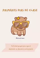 Vista previa - Juegos / Gamificación - Dinámica para conocer a compañeros - Hoja de trabajo - Portada