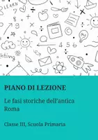 anteprima - Piani di lezione - Le fasi storiche dell’antica Roma - Pagina di copertina