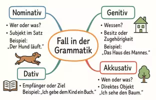 Vorschau - Arbeitsblätter - Arbeitsblätter zum Thema "Fall in der Grammatik" + Lösung & MP3 + Mindmap + Infografik - Seite 2
