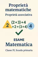 anteprima - Compiti in classe/Test - Esame di matematica: Proprietà associativa - Pagina di copertina
