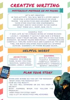 Vorschau - Arbeitsblätter - Creative Writing: "Mystery Message“ – Mit Adjektiven und Adverbien im simple past spannende Geschichten schreiben! - Deckblatt