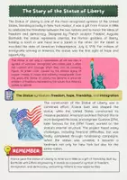 Vorschau - Arbeitsblätter - The Statue of Liberty: A Gift of Friendship - Seite 1