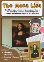 Vorschau - Arbeitsblätter - Mona Lisa: Art, Mystery, and Cultural Influence - Deckblatt