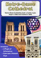 Vorschau - Arbeitsblätter - Notre-Dame Kathedrale im Englischunterricht - Deckblatt