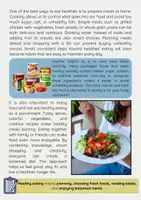 Vorschau - Arbeitsblätter - Healthy vs. Unhealthy Food: Gesunde Ernährung im Englischunterricht - Seite 2