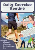 Vorschau - Arbeitsblätter - Daily Exercise Routine Englischunterricht - Deckblatt