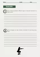 Vorschau - Arbeitsblätter - Daily Exercise Routine Englischunterricht - Seite 3