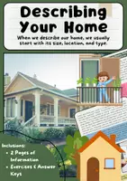 Vorschau - Arbeitsblätter - Describing Your Home: Räume, Möbel, Gefühle, Umgebung - Deckblatt