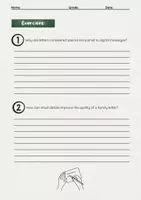 Vorschau - Arbeitsblätter - Writing a Letter to a Family Member - Seite 3