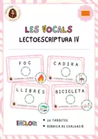 Vista previa - Hojas de trabajo - Les vocals IV - LECTOESCRIPTURA - Portada