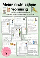 Vorschau - Unterrichtsreihen - Meine erste eigene Wohnung für FS Lernen und Geistige Entwicklung - Deckblatt
