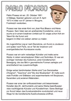 Vorschau - Arbeitsblätter - Kubistische Vogelscheuche nach Pablo Picasso - Kunstprojekt im Herbst - Seite 2