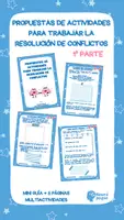 Vista previa - Hojas de trabajo - MINI GUÍA + 5 PROPUESTAS DE ACTIVIDADES RESOLUCIÓN DE CONFLICTOS. 1ª PARTE - Portada