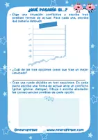 Vista previa - Hojas de trabajo - PROPUESTAS DE ACTIVIDADES RESOLUCIÓN CONFLICTO 3ª PARTE - página 2