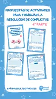 Vista previa - Hojas de trabajo - PROPUESTAS DE ACTIVIDADES RESOLUCIÓN CONFLICTO 4ª PARTE - Portada